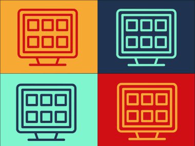 Elektronik Dizin Logo Şablonu, Dijital, Dosya, Teknoloji Basit Düz Simgesi