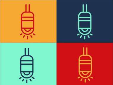 Endoskop Işık Logo Şablonu, Tıbbi, endoskopi, endoskopi