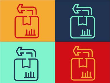 Değişim Malları Logo Şablonu, Basit Düz Değişim Simgesi, mal, iş