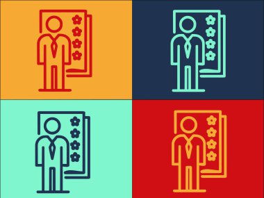 Uzman Müşteri Logosu Şablonu, Basit Düz Uzmanlık Simgesi, Müşteri, İş