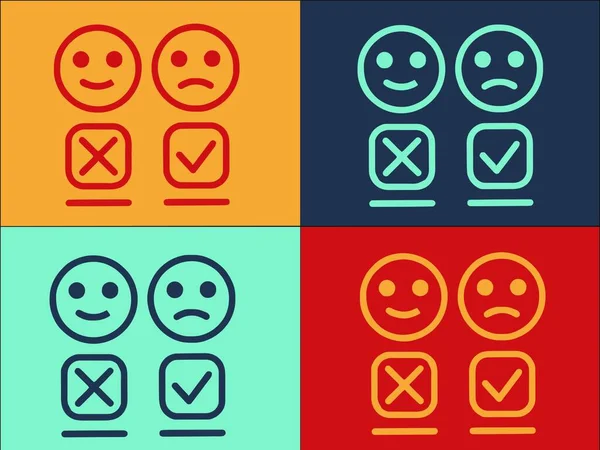 Emoji Dislike Logo Template Simple Flat Icon Dislike Emoji Icon — Stockvektor