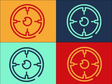 Göz Mikrocerrahisi Logo Şablonu, Tıbbın Basit Düz Simgesi, Cerrahi, Tıbbi