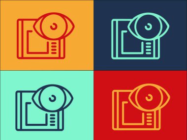 Göz Güvenlik Kontrol Logosu Şablonu, Basit Güvenlik, Göz, Teknoloji Simgesi