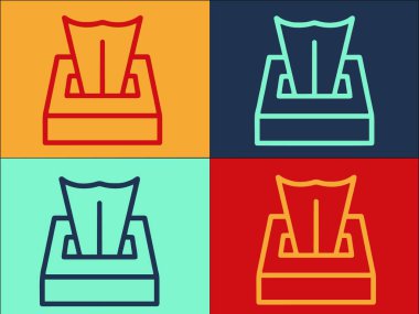 Yüz Doku Logosu Şablonu, Basit Düz Doku Simgesi, Yüz Simgesi, Yumuşak