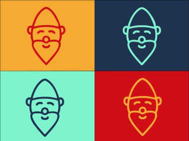 Çiftlik Cücesi Logo Şablonu, Çiftliğin Basit Düz Simgesi, Cüce, Doğa