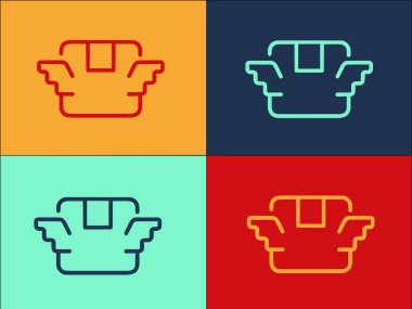 Hızlı Ev Teslimatı Logo Şablonu, Hızlı, Teslimat, Hizmet Simgesi