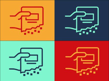 Gübre Elde Logo Şablonu, Basit Düz Toprak Simgesi, Tarım, Bahçecilik