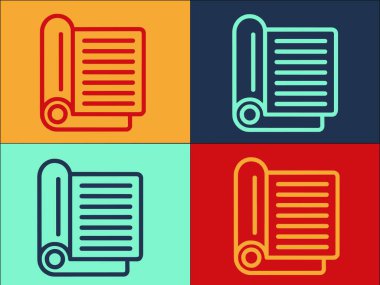 Senaryo Senaryosu Logo Şablonu, Senaryo, Senaryo, Film Simgesi