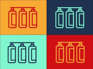 Filtreleme Ekipmanı Logo Şablonu, Basit Düz Ekipman Simgesi, Filtreleme, Filtre