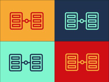 Finansal Engelleme Logosu Şablonu, Teknolojinin Basit Düz Simgesi, İş, Finans