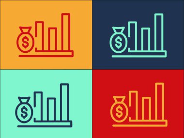 Finansal Planlama Parası Logo Şablonu, Finansal, Para, Grafik Simgesi