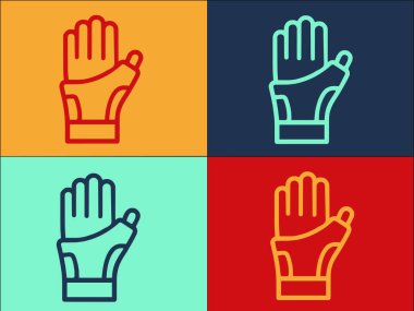 Parmak Bandajı Logo Şablonu, Basit Düz Sağlık Simgesi, Yaralanma, Parmak