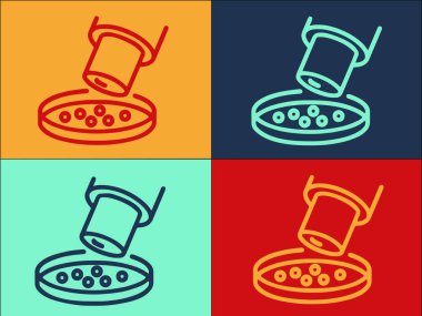 Balık Gıda Logo Şablonu, Basit Düz Balık Simgesi, Yiyecek, Tahıl