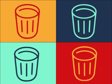 Flavor Mug Logo Şablonu, Kupa, Kupa, İçecek Basit Düz Simgesi
