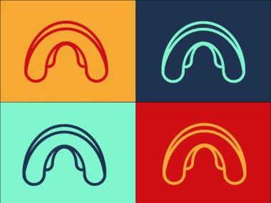 Uçuş Yastığı Boyun Şablonu, Basit Düz Seyahat Simgesi, Uçuş, Uçak