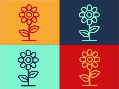 Çiçek Alerjisi Reaksiyon Şablonu, Basit Düz Alerji Simgesi, Polen, Tepkime