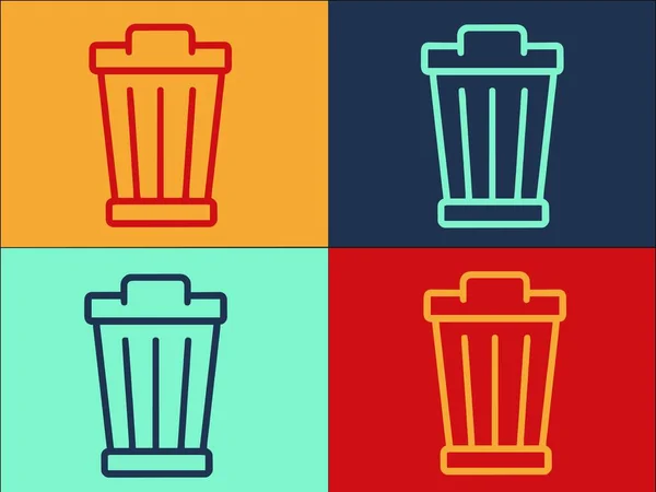 Filter Zoeken Recycle Logo Template Eenvoudige Platte Pictogram Van Filter — Stockvector