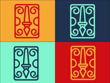 Dolma Kalem Logosu Şablonu, Basit Düz Kalem Simgesi, Fıskiye, Mürekkep