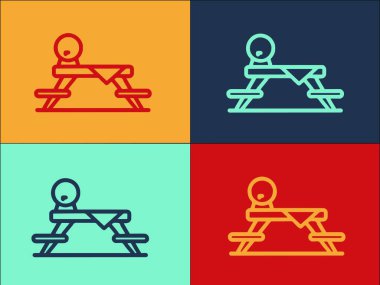 Bahçe Tahta Masa Logosu Şablonu, Arkaplan, tahta, tablo Basit Düz Simgesi