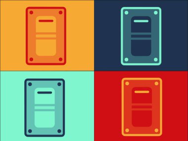 Jeneratör Enerji Şablonu, Basit Düz Elektrik Simgesi, Jeneratör, Enerji