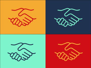 El sıkışma El sıkışma Şablonu, Basit Düz Tokalaşma Simgesi, El sıkışma, jest, selamlama