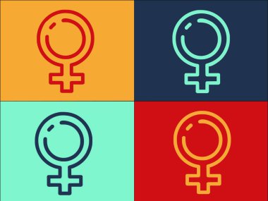 Kız Hormonları Logo Şablonu, Kız, Kadın, Sağlık Simgesi