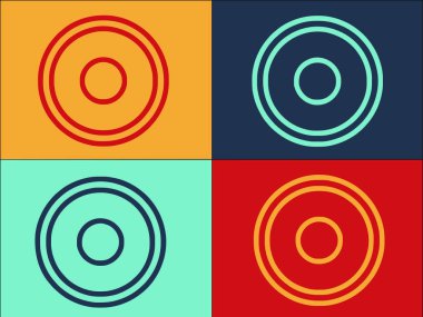 Greko Roma Güreş Mat Logo Şablonu, Basit Düz mat Simgesi, spor, serbest stil