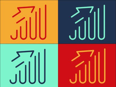 İnternet Hızlı Logo Şablonu, İnternet, iş ve İnternet 'in Basit Düz Simgesi