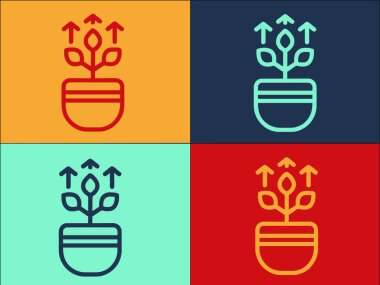 Büyüme Fırsatı Logo Şablonu, Fırsatın Basit Düz Simgesi, başarı, büyüme