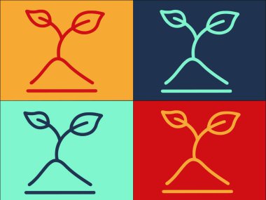 Büyüme Değeri Logo Şablonu, Basit Düz İş Simgesi, Değer, Büyüme