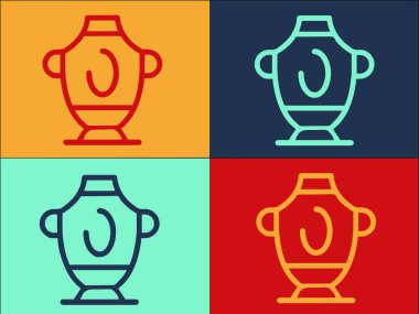 Amforo Logo Şablonu, Eski, Amforo, Eski Düz Simge