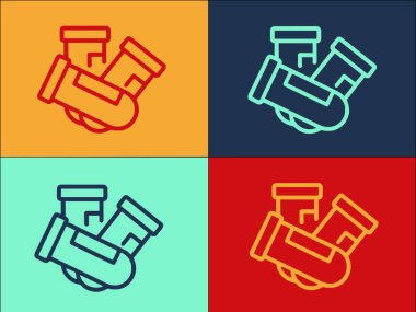 Sağlıklı Mineraller Logo Şablonu, Basit Düz Sağlıklı, Organik, Diyet Simgesi