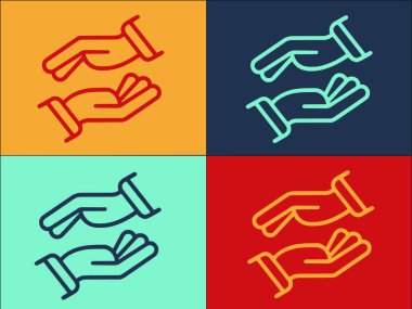 İnsan Bakımı Logosu Şablonu, Basit Düz Bakım Simgesi, İnsanlar, Sağlık Hizmetleri, İnsanlar, Sağlık