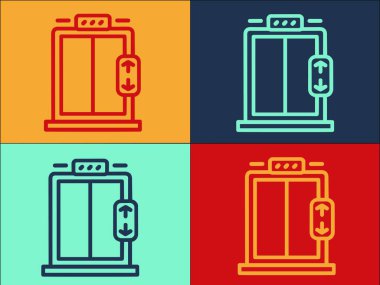 İnsan Tahliye Logosu Şablonu, Basit Düz İnsan Simgesi, Boşaltma, Vektör İnsan, Boşaltma, Vektör