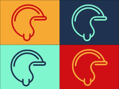 Hurling Protect Helmet Logo Şablonu, Basit Düz Spor Simgesi, oyuncu, kask sporu, oyuncu, miğfer