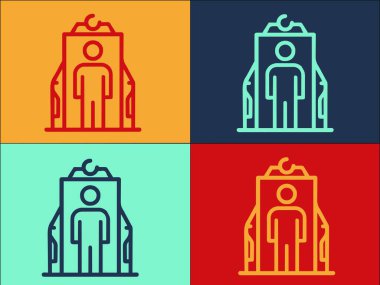 Göçmen Kontrol Kapısı Logo Şablonu, Basit Düz Kontrol Simgesi, Güvenlik, Kontrol Kontrolü, Güvenlik, Kontrol