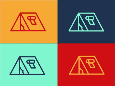 Göçmen Çadırı Logosu Şablonu, Göçmenlik, Mülteci Çadırı, Mülteci Çadırı, Çadır