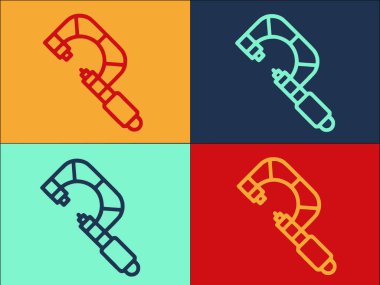 Endüstriyel Mikrometre Logo Şablonu, Basit Düz Sanayi Simgesi, Mikrometre, Endüstriyel Endüstriyel, Mikrometre,
