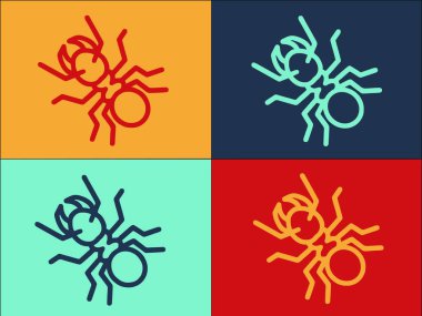 Böcek Karınca Logosu Şablonu, Böcek, Karınca, Hayvan Böceği, Karınca, Hayvan Simgesi