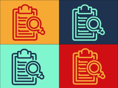 Pano Logo Şablonunu Denetle, Basit Düz Denetim Simgesi, Pano, İnsan denetimi, Pano, Adam