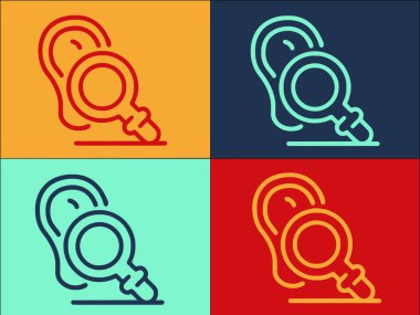 Müfettiş Denetim Logosu Şablonu, Basit Düz Denetim Simgesi, İş, Rapor Denetim, İş, Rapor