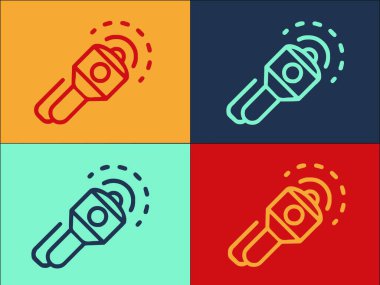 İç Ultrason Logo Şablonu, Basit bir ultrason ikonu, hastane, ilaç ultrasonu, hastane, ilaç