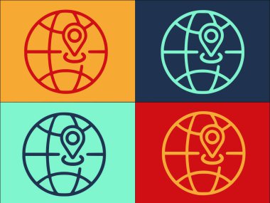 Uluslararası Adaptasyon Logosu Şablonu, Uluslararası Tasarım, Uluslararası Konsept, Tasarım, Konsept