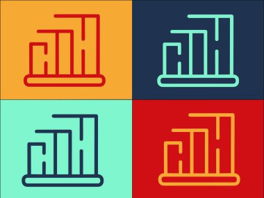İnternet Grafik Şablonu, Grafik, İnternet, veri grafiği, İnternet, veri