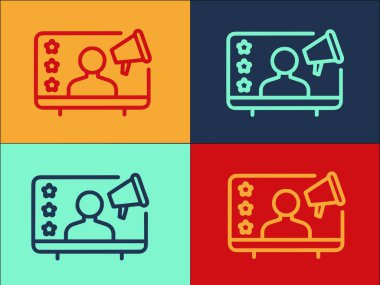 İnternet Ürün Gözden Geçirme Şablonu, Çevrimiçi Basit Düz Simge, Ürün, Çevrimiçi İnceleme, Ürün, İnceleme