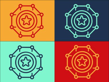 İkramiye Kumarhanesi Logo Şablonu, Kazanmanın Basit Düz Simgesi, Piyango, Kazanan, Kazanan, Kazanan, Kazanan