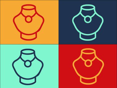 Mücevher Dükkanı Logo Şablonu, Moda Basit Düz Simgesi, Manken Moda, Dükkan Moda, Manken, Dükkan