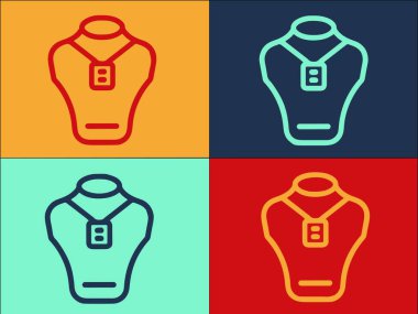 Mücevher Mankeni Logo Şablonu, Moda Basit Düz Simgesi, Manken, Mücevher Moda, Manken, Mücevher