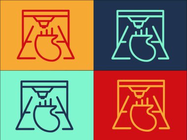 Böbrek Biyobasım Logo Şablonu, Vektör, ilaç, teknoloji vektörü, tıp, teknoloji basit düz ikon