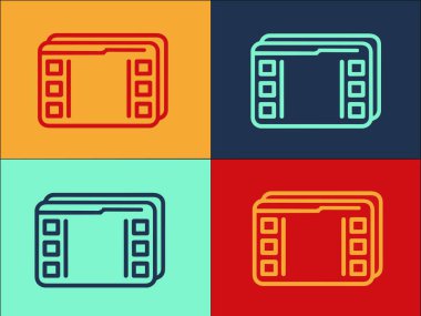 Kit Arayüz Logo Şablonu, vektörün basit düz simgesi, ui, arayüz vektörü, ui, arayüz